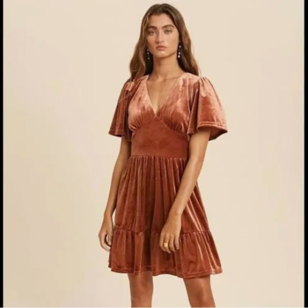 Mini Velvet Dress